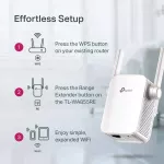 TP-LINK TL-WA855RE 300Mbps Wireless N Wall Plugged Range Extender Signal Amplifies-White