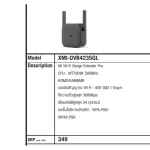 Xiaomi ตัวขยายสัญญาณไวไฟ Pro 300Mbps ขยายสัญญาณไร้สาย 2.4  Mi  Router & Range Extender