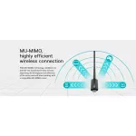 Wireless USB Adapter TOTOLINK X6100UA AX1800 Dual Band WI-FI 6