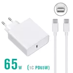 45w 65w 20v 3.25a Usb Type C Pd Charger Usb C Power Lap Adapter For Macbook Pro 12 13 Huawei Matebook Hp Dell Xps Notebooks