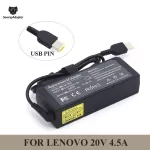 90W 20V 4.5A USB Pin AC Adapter Lap Charger for Lenovo G405S G500S G505 G505S G510 G700 Thinkpad Adlx90NC3A Adlx9 E540