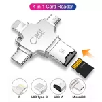 Sandisk 128GB Card Reader 3 in1 connecting TF / iPhon 8-Pin / Micro USB / USB Type C Card Readers