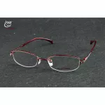 Direct selling, solid glasses, new design, half -edge, metal, women, frame frame, short -sighted glasses and can read books