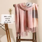 Siying, a type of wool, a thick winter scarf, Korean, high -end women, warm gifts, two sides