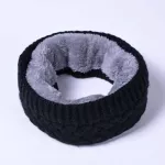 Winter Warm Women Ladies Short Ring Scarf Soft Fleece Wrap Shawl Scarves Candy 13 Colors