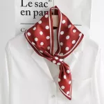 Easy Lazy Scarf Women Silk Skinny Neck Scarves Ring Wristband Handle Bag Tie Lady Print Foulard Long Ribbon Band 70*15cm