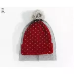 1 PCS Women Net Yarn Knating Hat Two Purposes of Autumn Winter Warm Multicolor