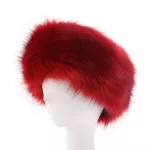 Winter Warm Women Faux Fox Fur Hat Russian Style Bomber Cap Natural Tick Fluffy Hat Snow Snow
