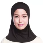 Womens Muslim Cotton Mini Hijab Head Scarf Color Full Cover Inner Cap Islamic Arab Wrap Shawl Turban Hat Headwear F3md