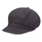 Newsboy Caps Women Denim Newsboy Gatsby Cap Octagonal Baker Peaked Beret Driving Hat Sunscreen Hats