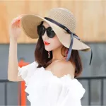 Product Straw Hats Ma'am Leisure Go on a Journey Bow Straw Hat Outdoors on Vacation Will Eaves Sun Hat Beach Hat
