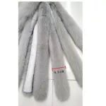 Luxury Natural Fox Fur Collar For Women Men 100% Real Fur Scarves Winter Jackets Coat Warm Decor Pink White Grey Scarves CG19