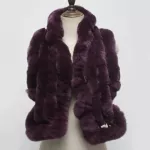 Lady Real Rex Rabbit Fur Scarf Warm Natural Rex Rabbit Fur Scarf Russian Women's Real Fur Scarf