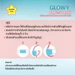 Glowy Mask Prevents small dust, PM 2.5, 3D, 3 -layered pleated, designed to match the face, easy to breathe, not stuffy.