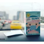 Glowy Mask Prevents small dust, PM 2.5, 3D, 3 -layered pleated, designed to match the face, easy to breathe, not stuffy.