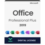 Microsoft Office 2019 Pro Plus License for Windows 32 & 64 bit - 1 PC