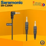 Saramonic SR-C2004 3.5mm stereo TRS to 3.5mm male TRS สายอะแดปเตอร์ขนาด 3.5 มม. TRS เป็น สเตอริโอ TRS เป็นล็อคคู่แบบ 3.5