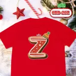 เสื้อคริสต์มาส เสื้อตัวอักษร Christmas (Z) สีแดง Loso store