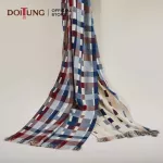 Doitung Scarf - Salt, Blue Multi, Bamboo 100% 50x200 cm. 100% bamboo fiber scarf Doi Tung