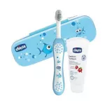 Chicco Set Cleaning Set and Gum Always Smiling Set - Light Blue
