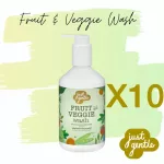 [Pack 10 bottles] Just Gentle Fruit & Veggie Wash 300 ml.