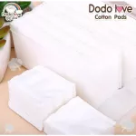 DODOLOVE, 120 cotton pads, 100% cotton sheets, packed in a plastic box.