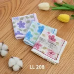 HANKY HOUSE female handkerchief, flower pattern, 3 pieces, 100%cotton, size 40x40 cm. Proposal of H_LLSET3
