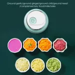 Small electrical grinder, garlic grinder, mincer, vegetables, household grinder, charging, portable multi -function