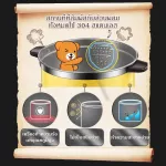 LAHOME Bear DRG-C18Q6กระติกน้ำร้อนไฟฟ้ามัลติฟังก์ชั่ได้รับการแต่งตั้งสมาร์ทกระติกน้ำร้อนไฟฟ้าทำอาหารหม้อหุงก๋วยเตี๋ยวหม้