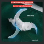 Household grinder, stainless steel, electric mixer, multitic grinding machine for cooking equipment, chilli, garlic