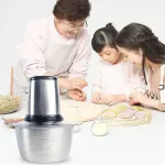 Anju 2L เครื่องบดเนื้อ เครื่องปั่นสับ พร้อมฟังก์ชันปั่น ใช้ทำเนื้อสับ กระเทียมสับ และพริกไทยสับ เครื่องบดเนื้ออเนกประสงค์