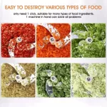 Anju 2L เครื่องบดเนื้อไฟฟ้าเครื่องผสมอาหารเครื่องบดเนื้อไฟฟ้า chopper สำหรับเนื้อผักผลไม้อาหารเด็ก multifunctional เครื่องบดเนื้อ