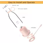 เครื่องปั่นน้ำผลไม้ไฟฟ้าแบบพกพา Usb มินิผลไม้ผสมเครื่องคั้นน้ำผลไม้เครื่องคั้นน้ำผลไม้มัลติฟังก์ชั่