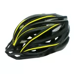 K-Bike Bicycle Hat with LW-853 Black-Black-Yellow