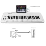 Midiplus Easy Piano Piano Fa / Digital Piano 49 Electric Piano 49 Keys + Free Foot Switch Keyboard & Adapter & USB ** 1 year Insurance **