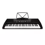 Mk คีย์บอร์ด 61คีย์ รุ่น MK-2089 Keyboard ใส่ถ่านได้ + ฟรี ไมค์, ที่วางโน้ต และอแดปเตอร์ MK-2089