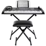 ALESIS HARMONY 61 MKII Electric keyboard 61 Key + free legs & chairs & headphones & Note & Mike & Adapter & Online Course