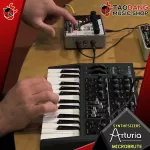 [Bangkok & Metropolitan Lady to send Grab Urgent] Synthuria Arturia MicroBrute Black [free free gift] [with check QC] [100%authentic] [Free delivery] [Insurance from the center] Red turtle