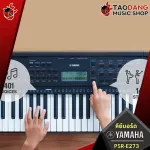 [Bangkok & Metropolitan Region Send Grab Quick] Keyboard Yamaha Psre273 + Full Option [Free gifts] [with check QC] [100%authentic from zero] [Free delivery] Red turtle