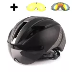 ROAD RACING magnetic glasses lenses, bicycles, helmets that can be removed, SUN lenses, helmets, riding bicycles, time trial, safety hat m/l