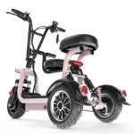 New three -seat bicycle ticyles, smart scooters, electric bicycles, parents, electric bicycles, lithium batteries