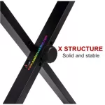 Send every day/thick seat, comfortable to sit, keyboard chair, Q-90 chair, piano chair, foldable cushion, MOON GRIN, X-Legs, Adjustable ...