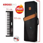 Black, keyboard bag, 61 keys, KROS, keyboard bag 61 key soft case keyboard, electric keyboard bag
