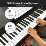 New Product Touching./Free .. Piano Bag 88 Pastel Pop88, intelligent piano 88 keyboard, electric keyboard 88 Key