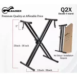 Sitting, standing, can be played. Badger Q-2X, keyboard stand x legs, keyboard, piano 54 keyboard, key 61 key 88 keyboard legs