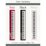 Casio Piano Privia PX-S1000 Black, red, white with stand and chair