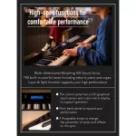 Casio Piano Privia PX-S3000 with a stand and chair