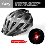 INBIKE จักรยานหมวกกันน็อกปลอดภัยหมวกสำหรับผู้ชายผู้หญิง Ultralight MTB จักรยานหมวกกันน็อกไฟท้ายกีฬาขี่จักรยานหมวกกันน็อก