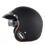 Soman Retro, a motorcycle helmet, open face, helmet, leather helmet, 3/4 Chopper Casco Moto VESPA VINTAGE, motorcycle, helmet.
