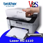 Printer Brother Laser HL1110 Black Laser Printer with Genuine Ink